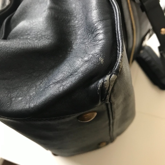 rag & bone: Large Navy/Black Pilot Purse - Picture 11 of 12